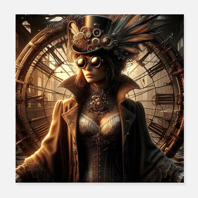 Les Chroniques du Temps Poster 20 x 20 cm