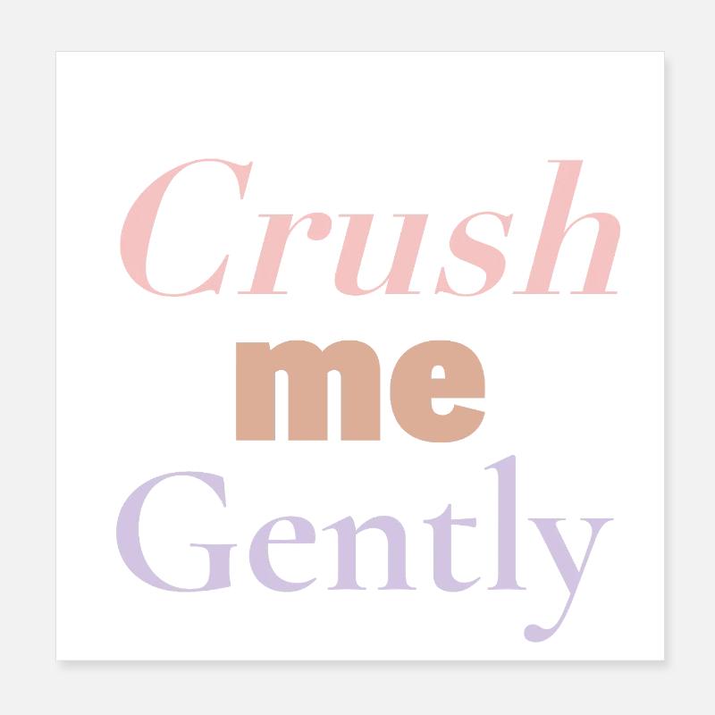 CRUSH - écrase-moi doucement Poster 20 x 20 cm