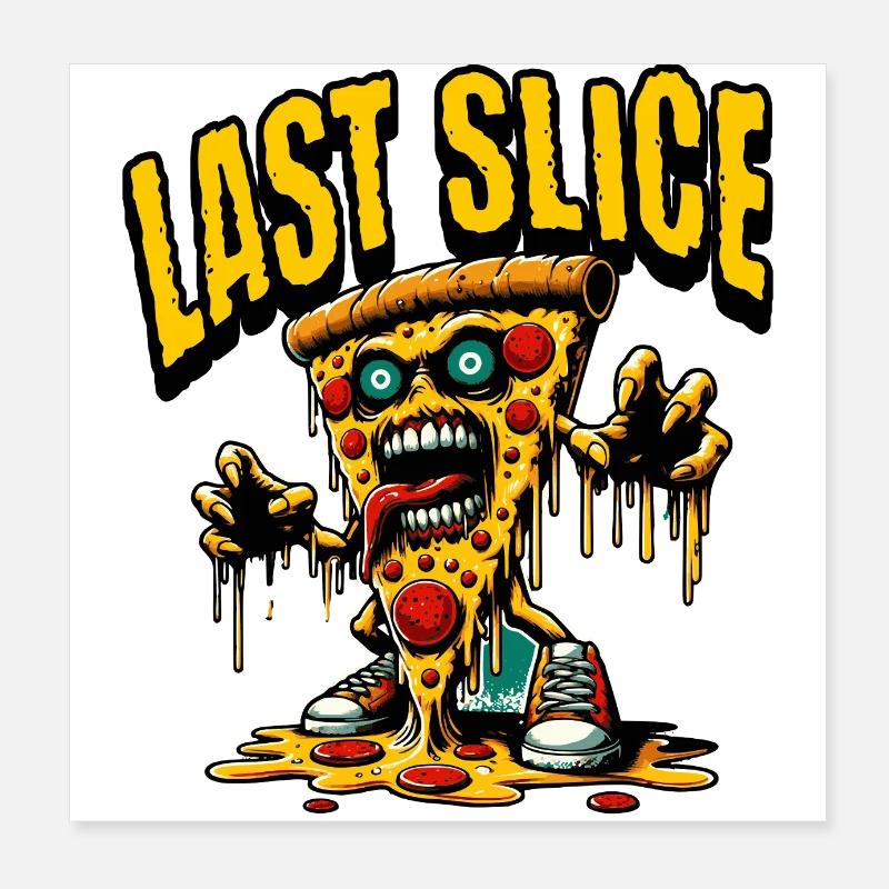 Dernière tranche Poster 20 x 20 cm