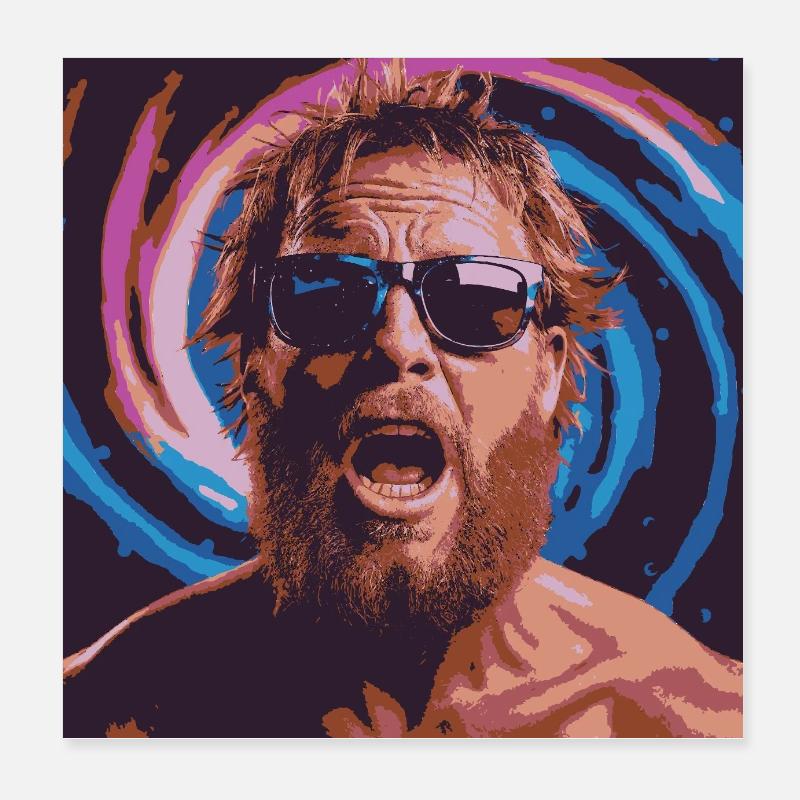 Trippin Poster 20 x 20 cm