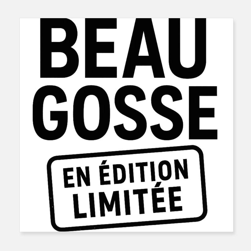 Handsome Limited Edition Poster 20x20 cm