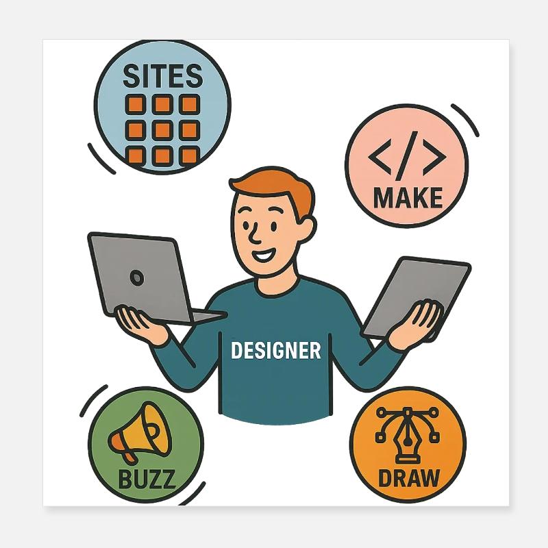 FIGMA-KONFIGURATION Poster 20x20 cm