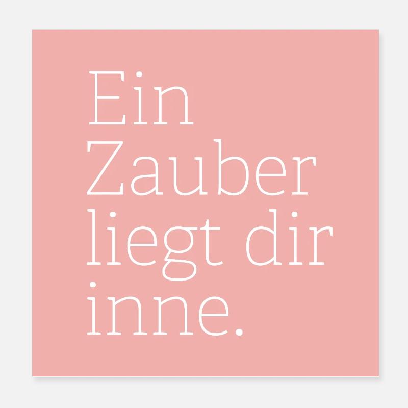 You have a magic in you. Poster 8" x 8" (20x20 cm)