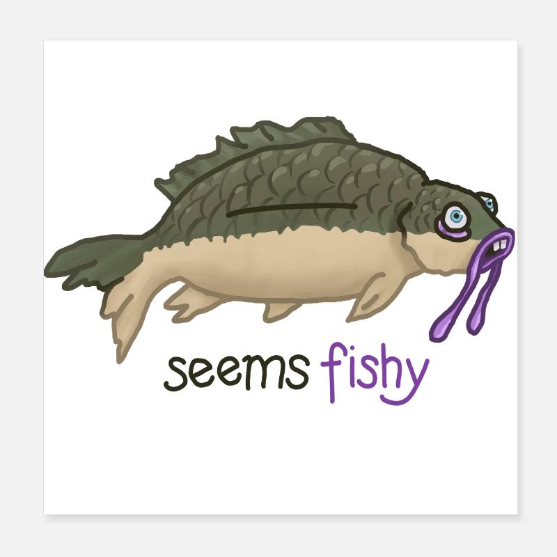 Carpa Poster 20x20 cm