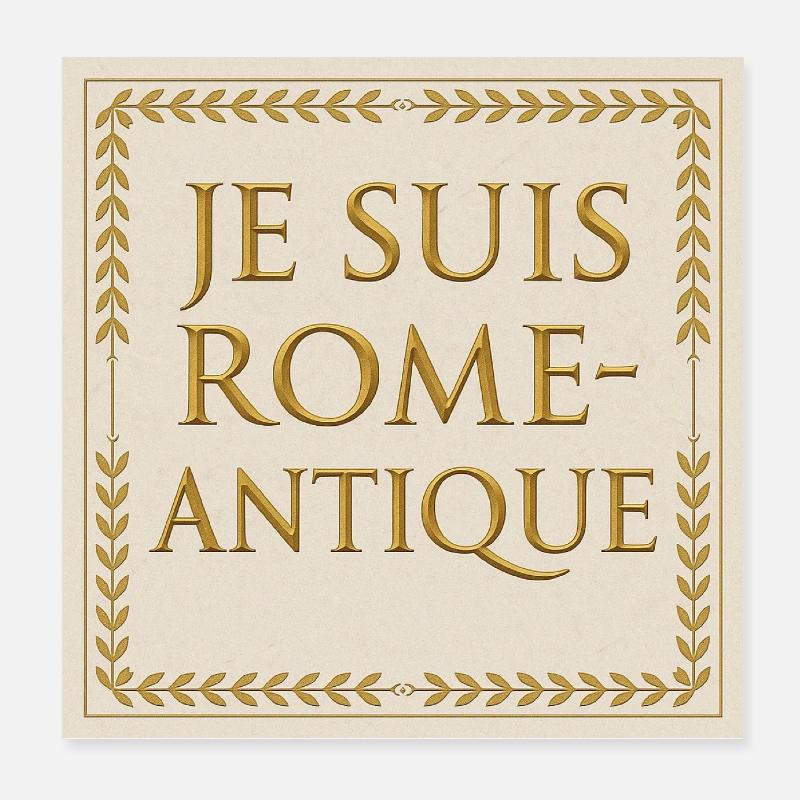 I Am Ancient Rome - Poster 8" x 8" (20x20 cm) - white