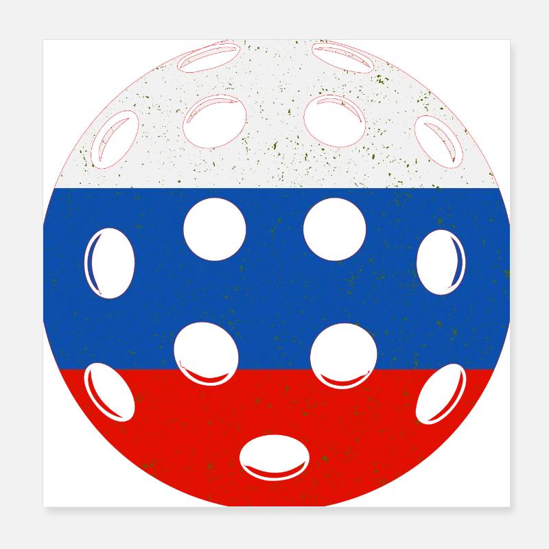 Pickleball Russie Poster 20 x 20 cm