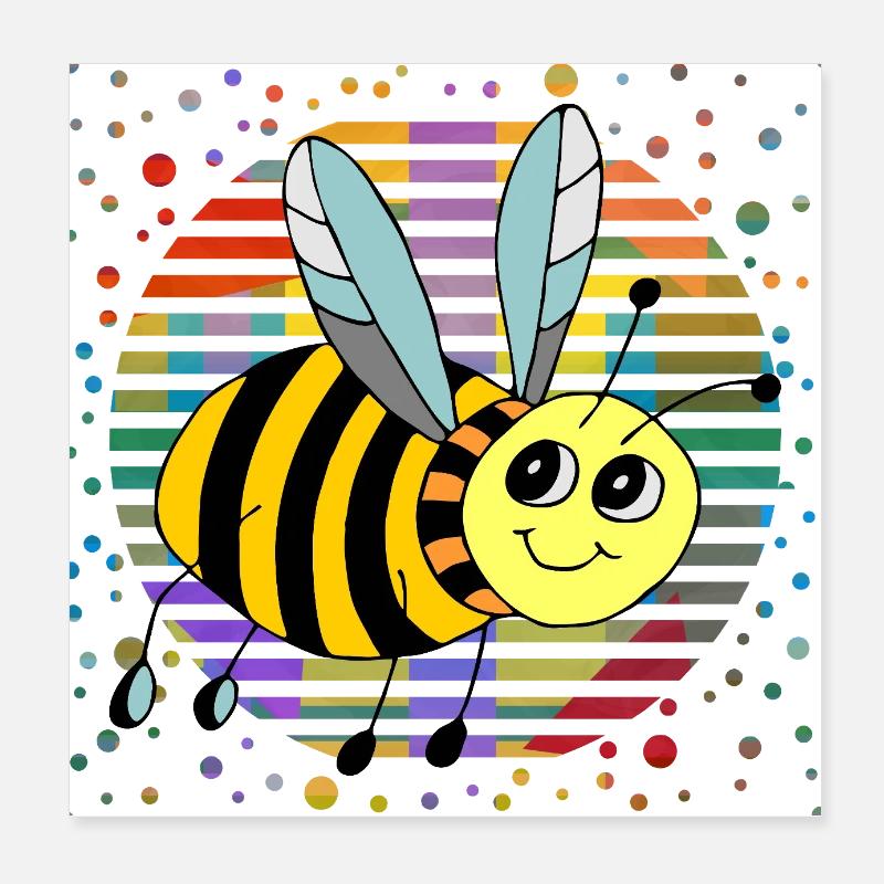 Insect Poster 8" x 8" (20x20 cm)