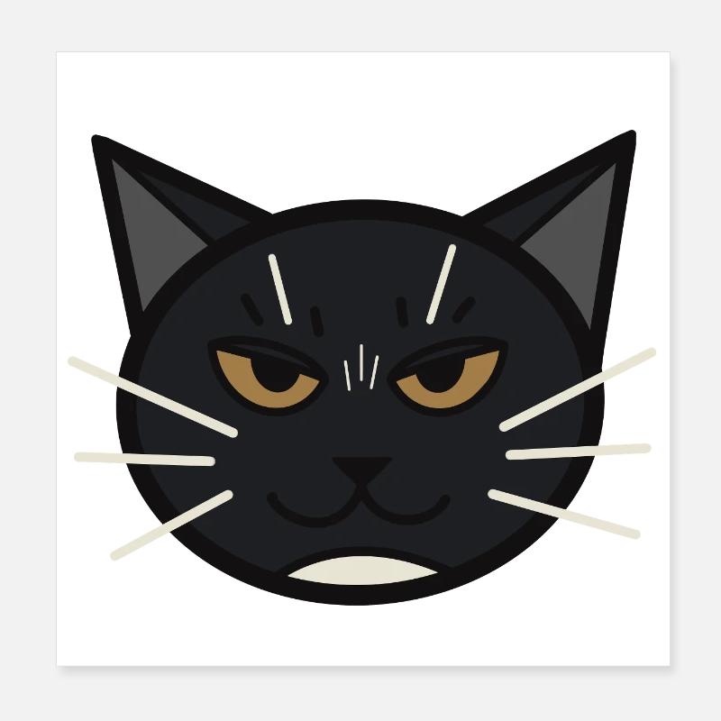 Cookie Die Katze Poster 20x20 cm