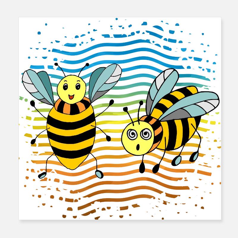 Insectes Poster 20 x 20 cm