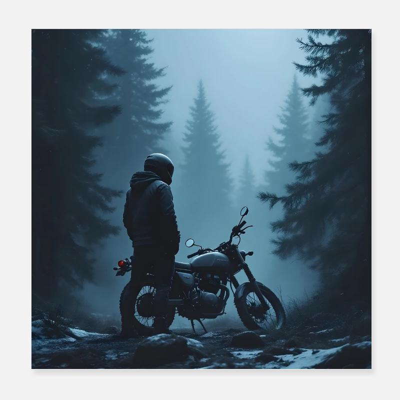 Brume septentrionale Poster 20 x 20 cm