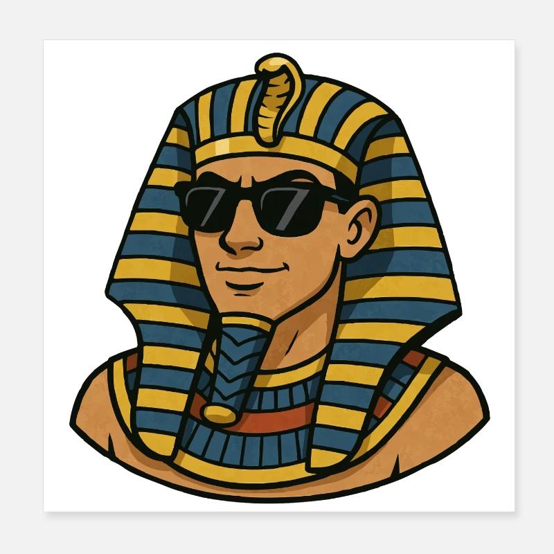 pharao Poster 20x20 cm