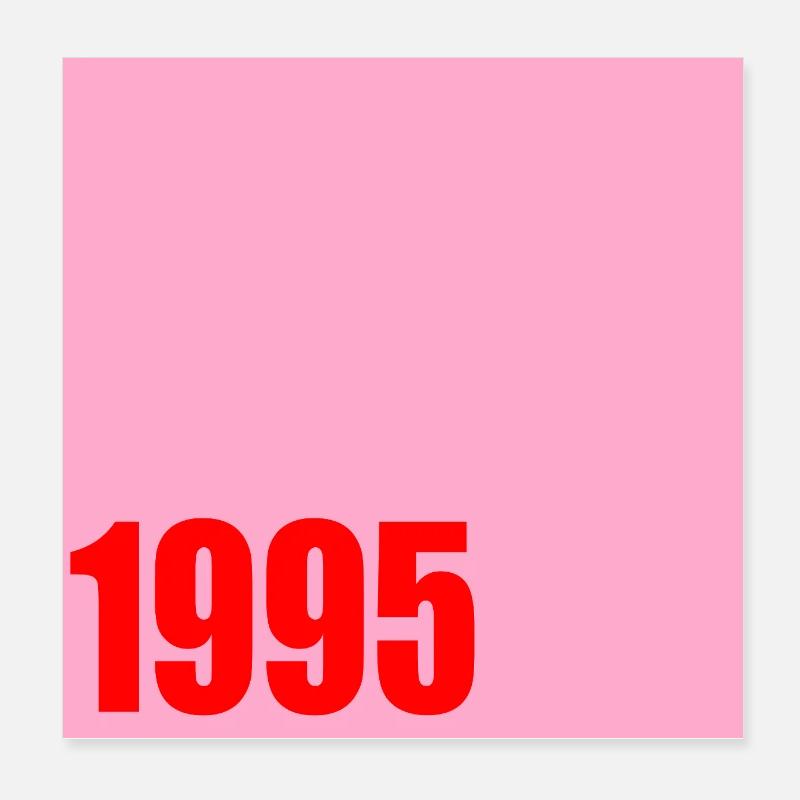 Anniversaire 1995 Poster 20 x 20 cm