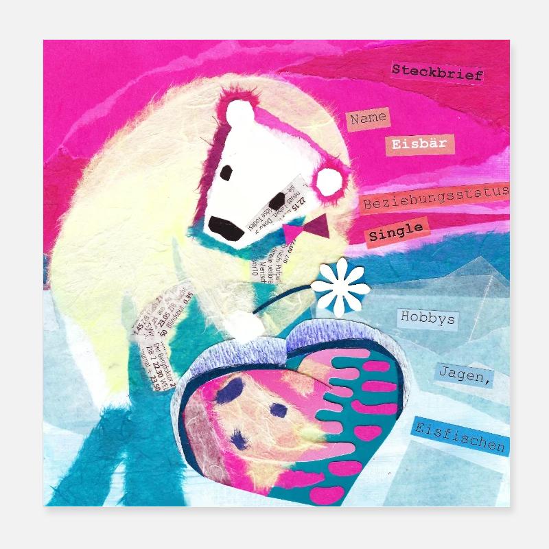 Affiche du profil d’Eisbaer Poster 20 x 20 cm