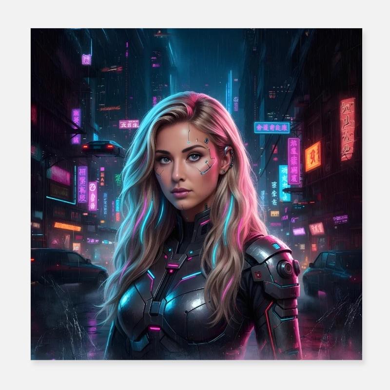 Cyber Maxima 0.1 Poster 8" x 8" (20x20 cm)