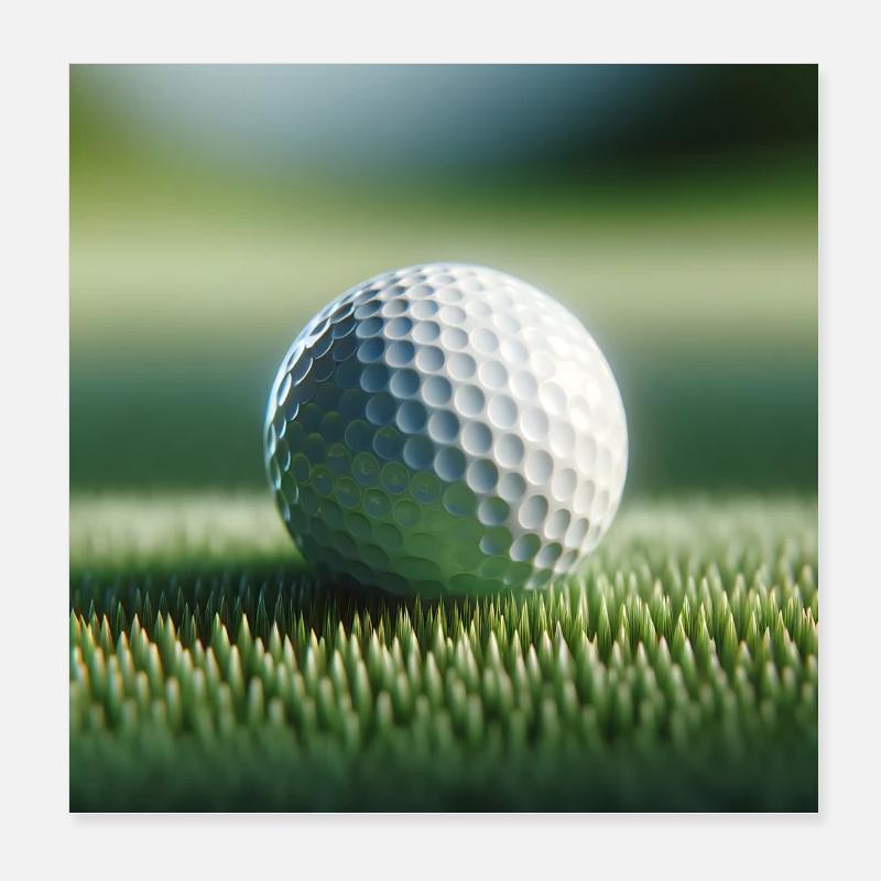 Sport, Golf Poster 20x20 cm