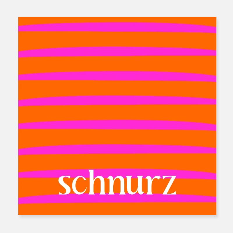 LE BIP SCHNURZ N’A PAS D’IMPORTANCE Poster 20 x 20 cm