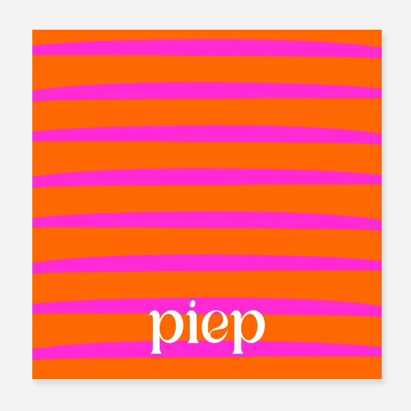 Piep Ton Poster 20x20 cm