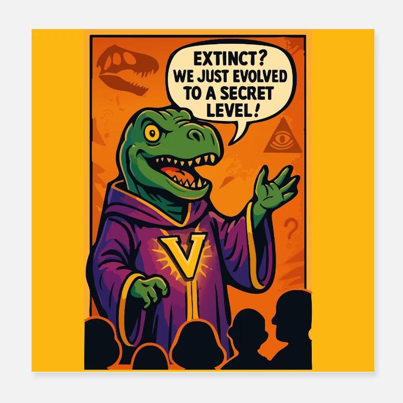 V-Raptor: Evolution auf Geheimstufe Poster 20x20 cm
