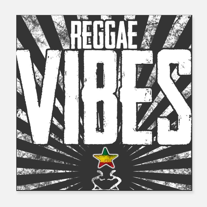 Conception Reggae Vibes Poster 20 x 20 cm