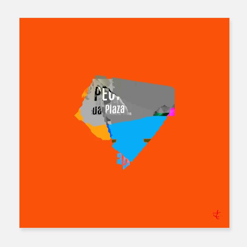 TEXTURA_DE_COLOR_#20 Poster 20 x 20 cm