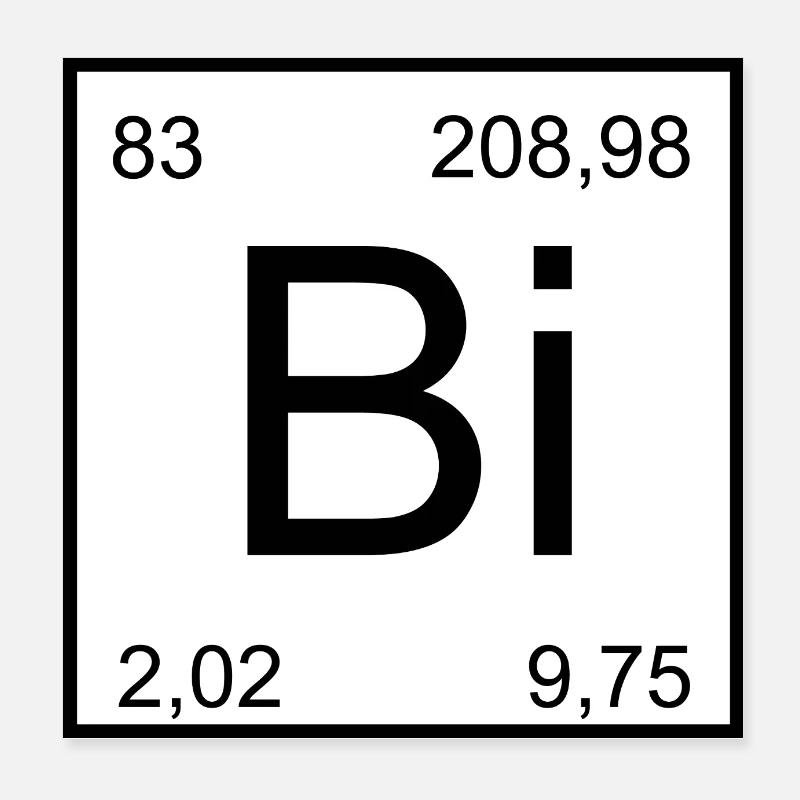 Bi Element MinimalMotiv Poster 20x20 cm