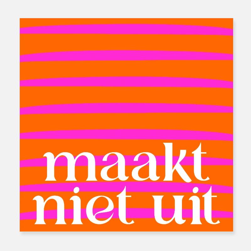 Peu importe Poster 20 x 20 cm