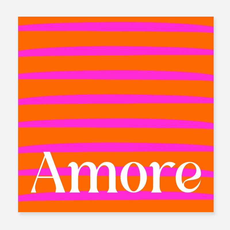 Frohen Valentinstag, Liebe Poster 20x20 cm