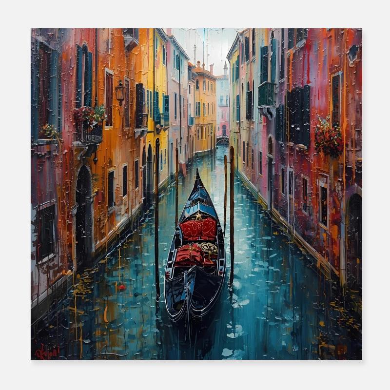 Venise Poster 20 x 20 cm