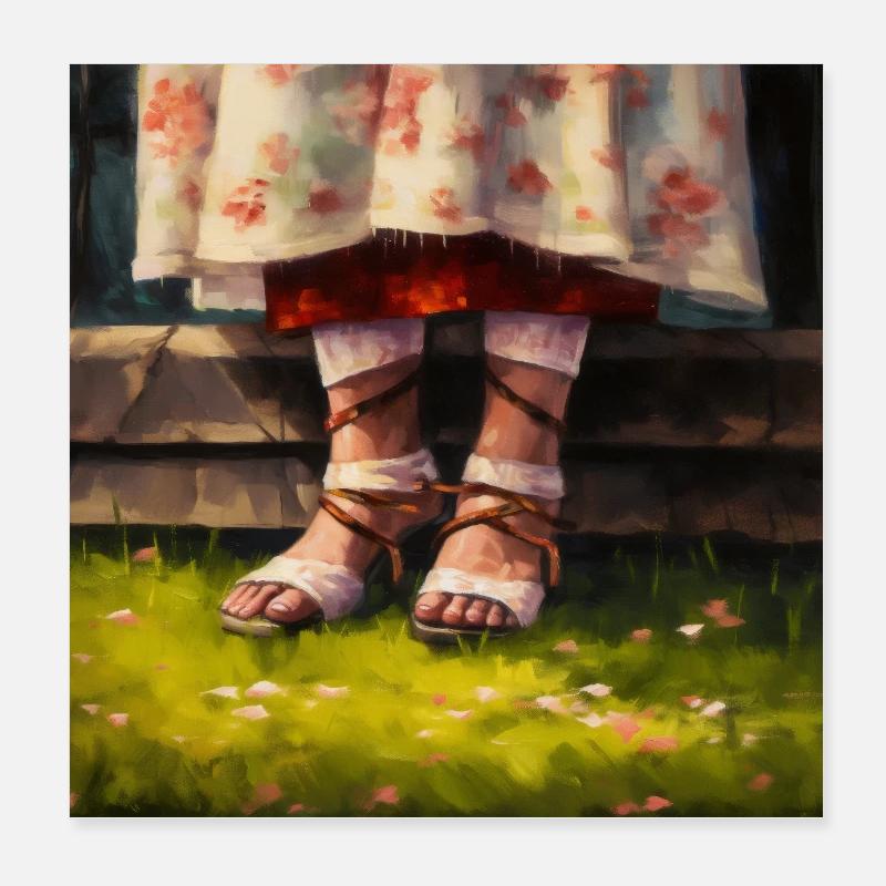 Pastorale d'été Poster 20 x 20 cm