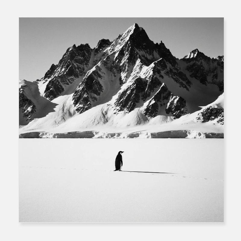 Nihilist Penguin Poster 8" x 8" (20x20 cm)