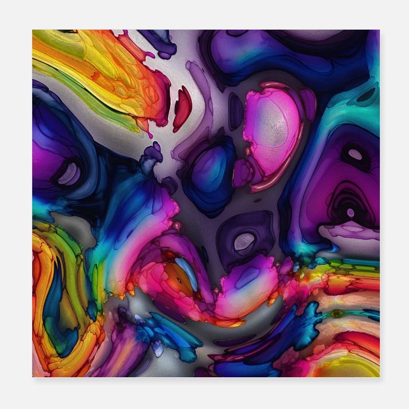 Art Paint Poster 20x20 cm