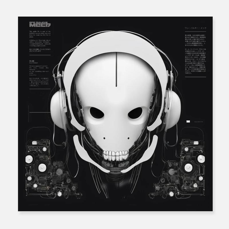 One Bulky Mech - Couverture de la séquence de limon Poster 20 x 20 cm