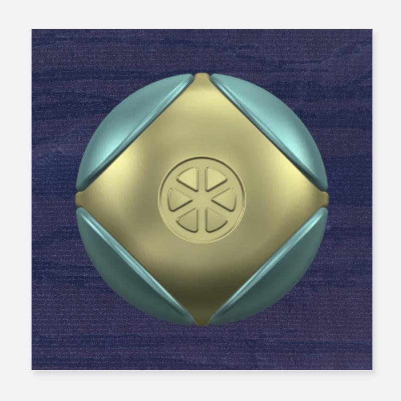Emnaloc Poster 8" x 8" (20x20 cm)