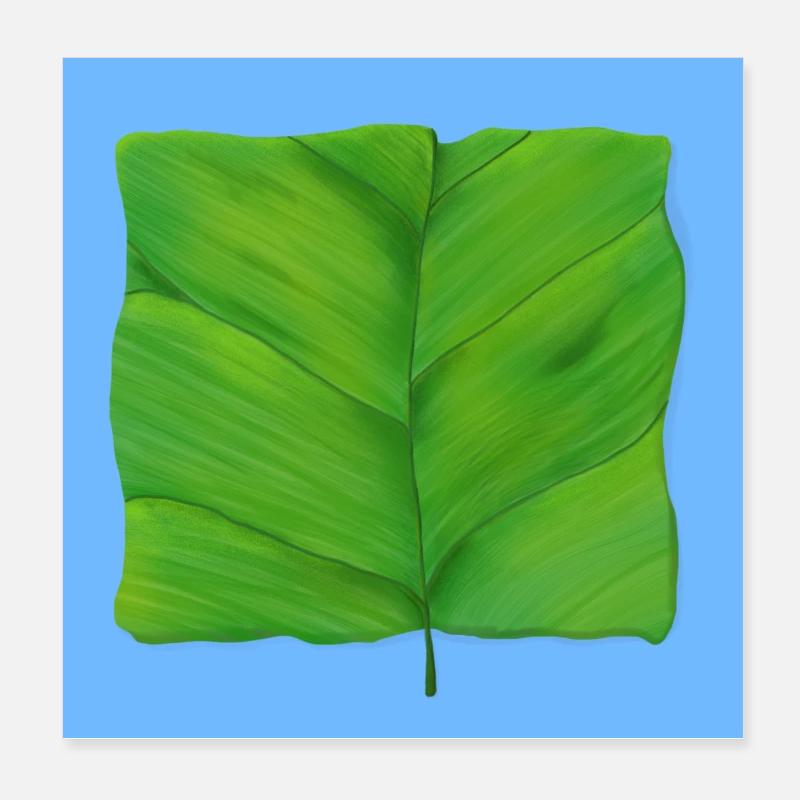 La Feuille carrée Poster 20 x 20 cm