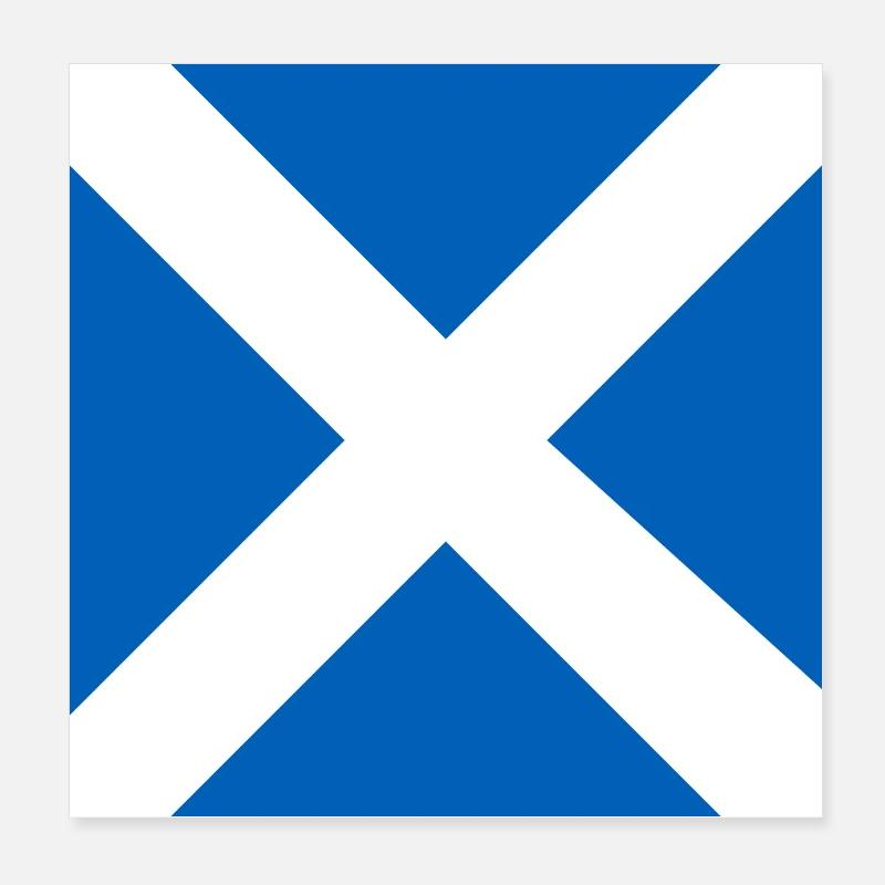 Montrez vos couleurs – Écosse Poster 20 x 20 cm