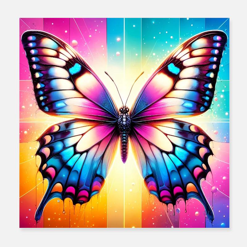 papillon Poster 20 x 20 cm