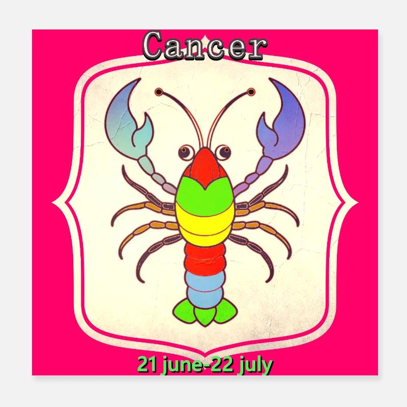 cancer Poster 20 x 20 cm