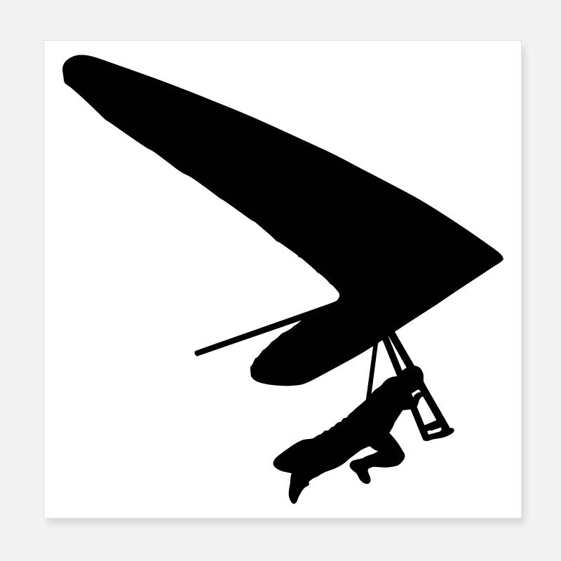 Hang - glider Poster 8" x 8" (20x20 cm)