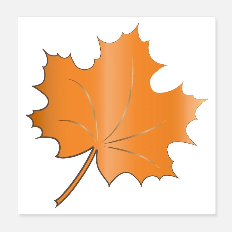 autumn Poster 8" x 8" (20x20 cm)