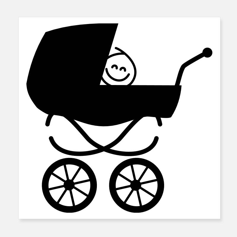 carriage Poster 8" x 8" (20x20 cm)