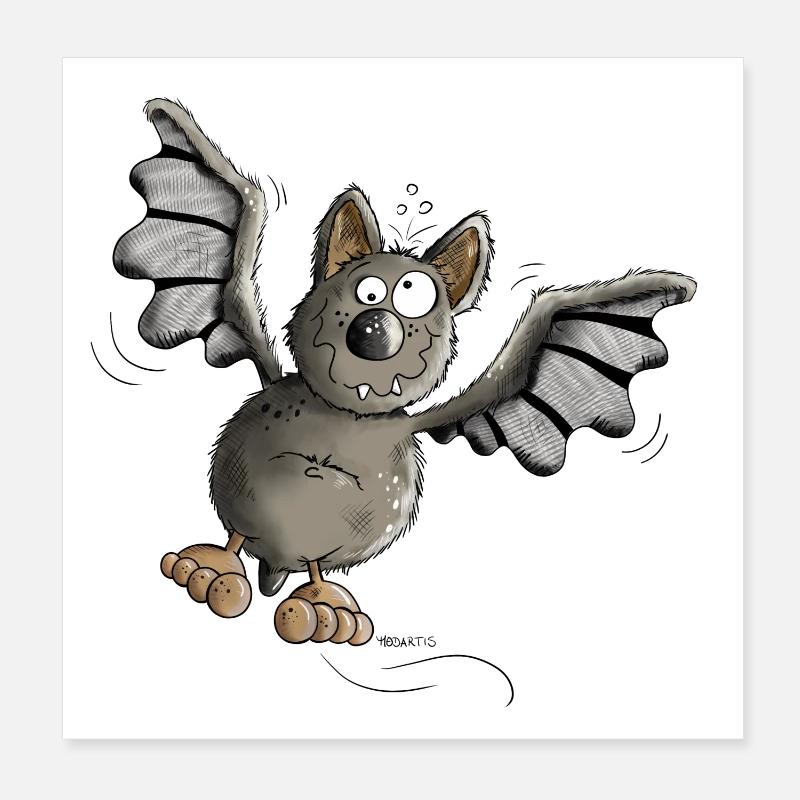 Mignon Batte Poster 20 x 20 cm