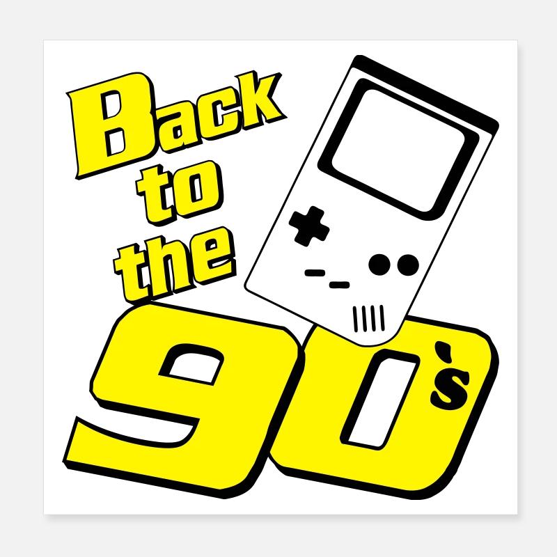 90er Party , Mottoparty , 90er Retrogame (25) Poster 20x20 cm