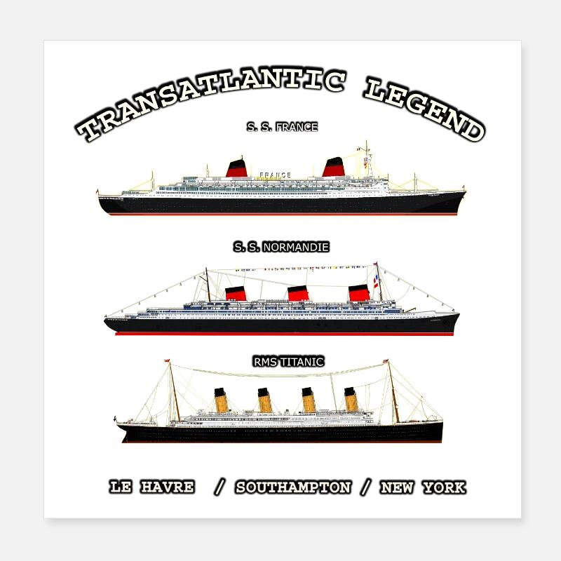 TRANSATLANTIC LEGEND Louis RUNEMBERG © Adagp Poster 20 x 20 cm