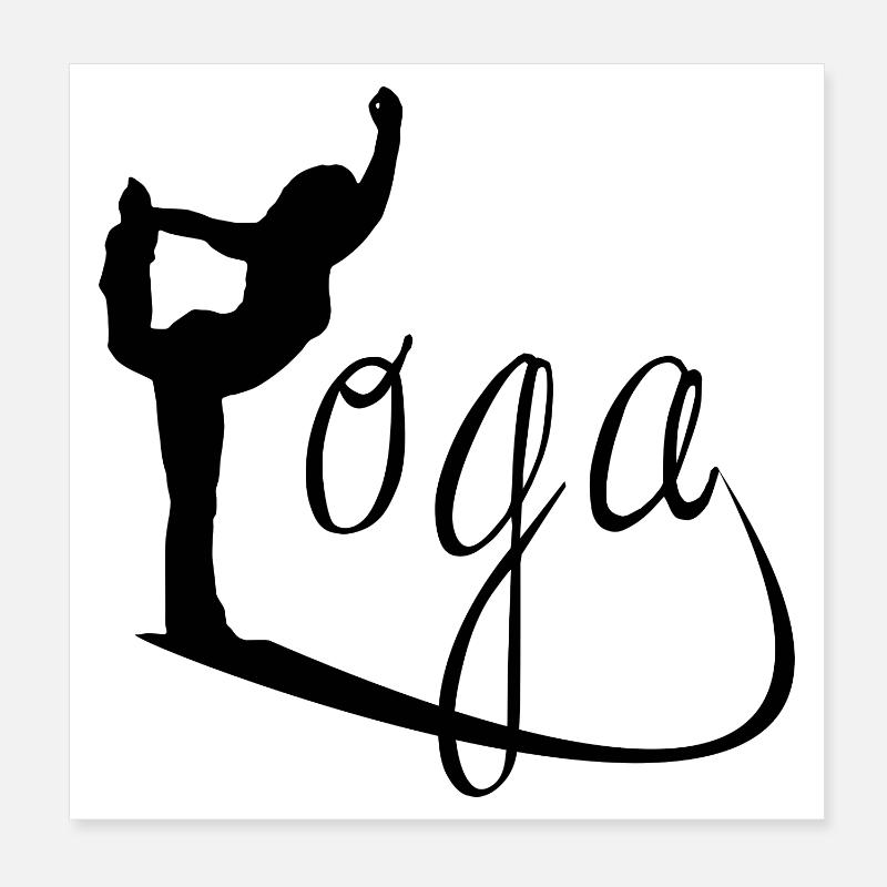 Joga Poster 20x20 cm