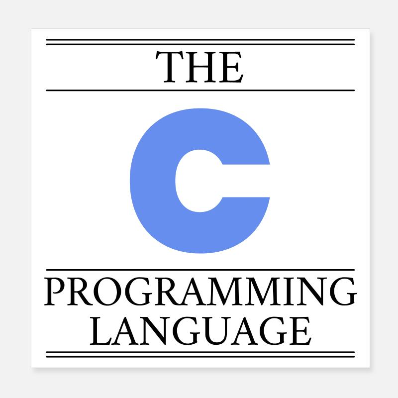 The C Programming Language Poster 8" x 8" (20x20 cm)