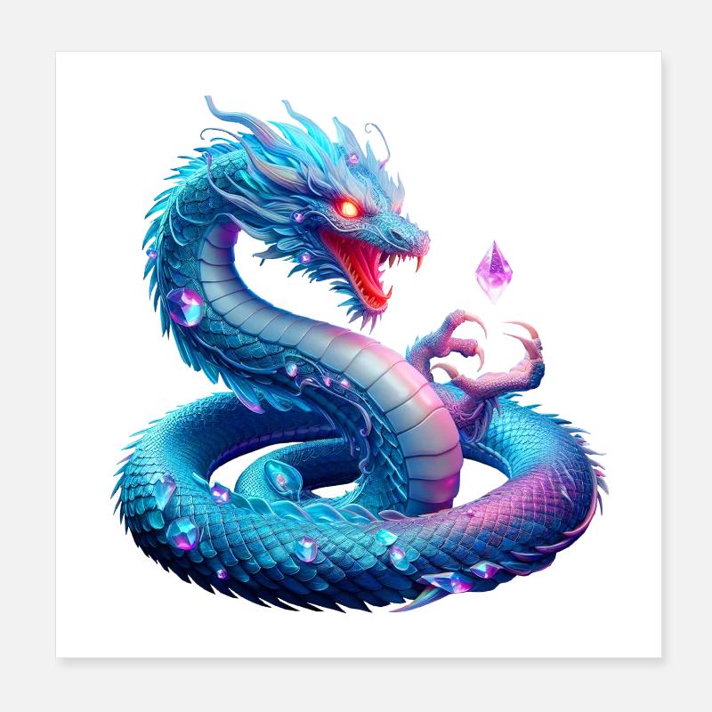 Dragon (03) Poster 20 x 20 cm