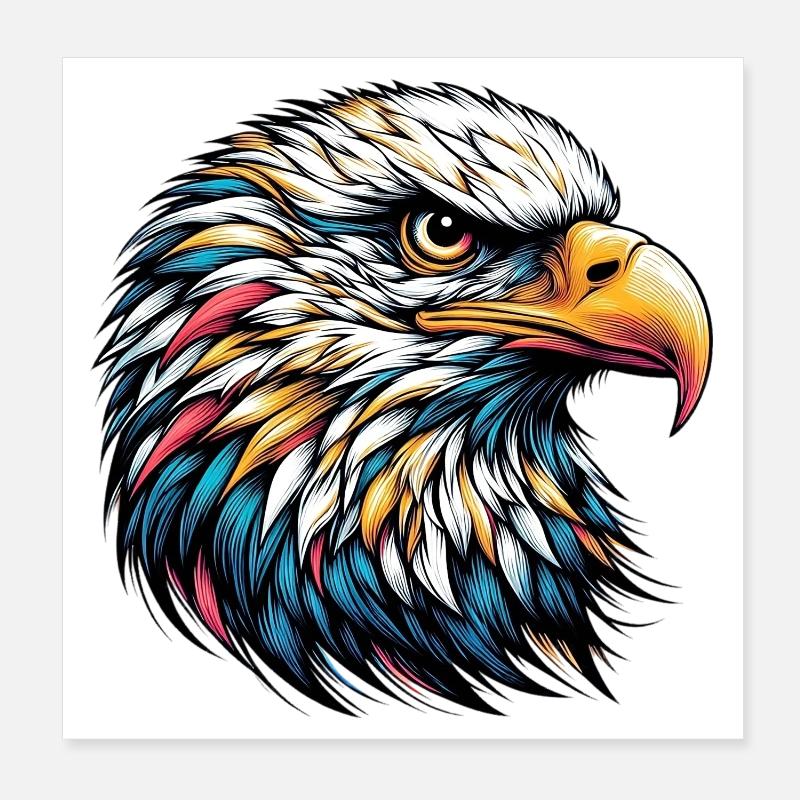 Aigle Poster 20 x 20 cm