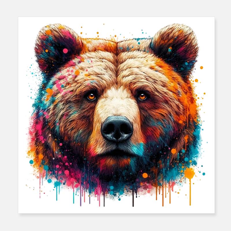 Ours Poster 20 x 20 cm