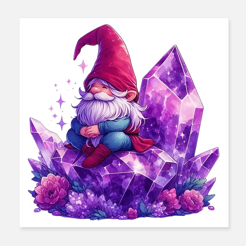 Gnom Poster 20x20 cm