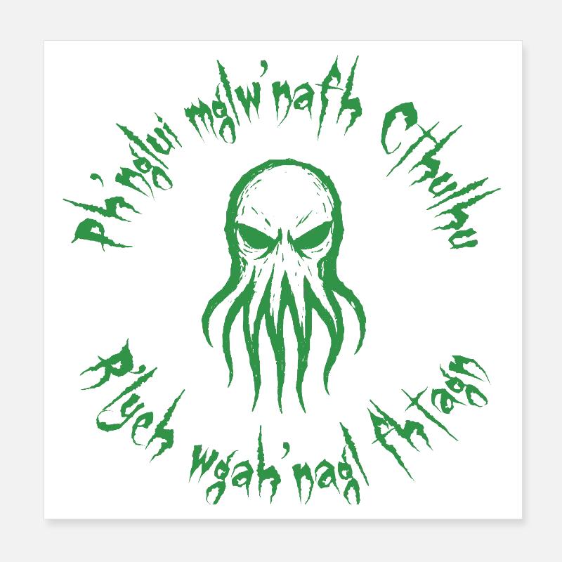 Das Erwachen von Cthulhu 2 Poster 20x20 cm